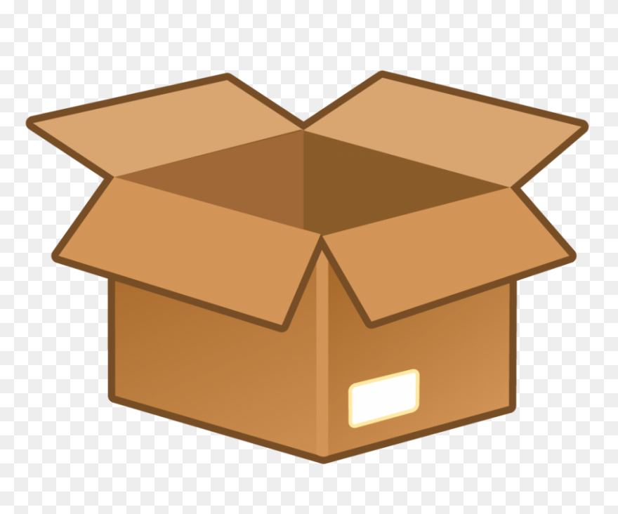 Cardboard Box Open Png Clip Art | C