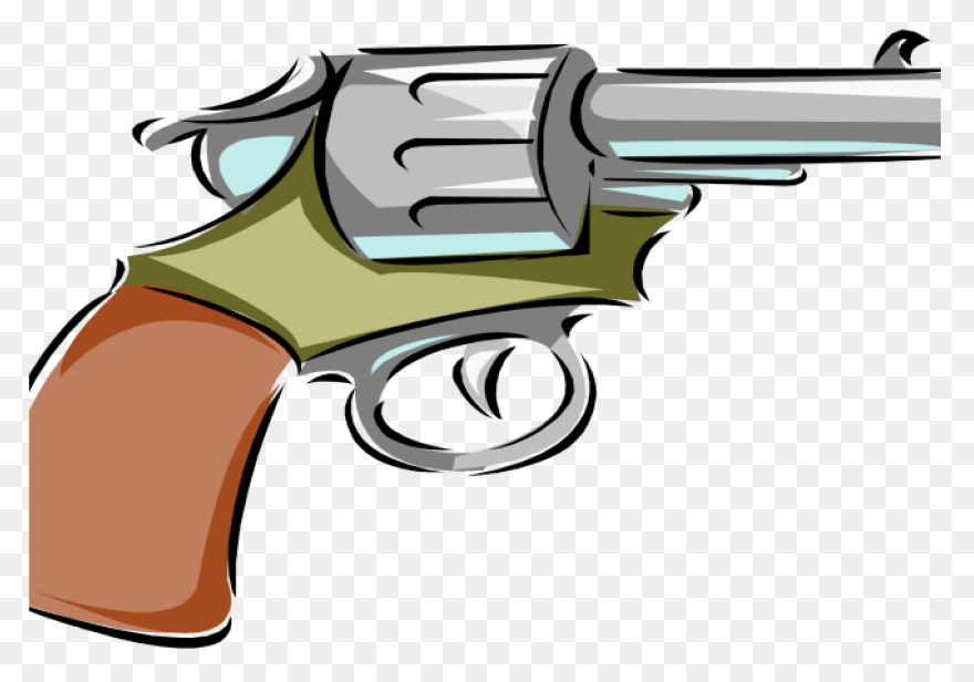 Gun Cartoon Clipart - Gun, Text, Fo