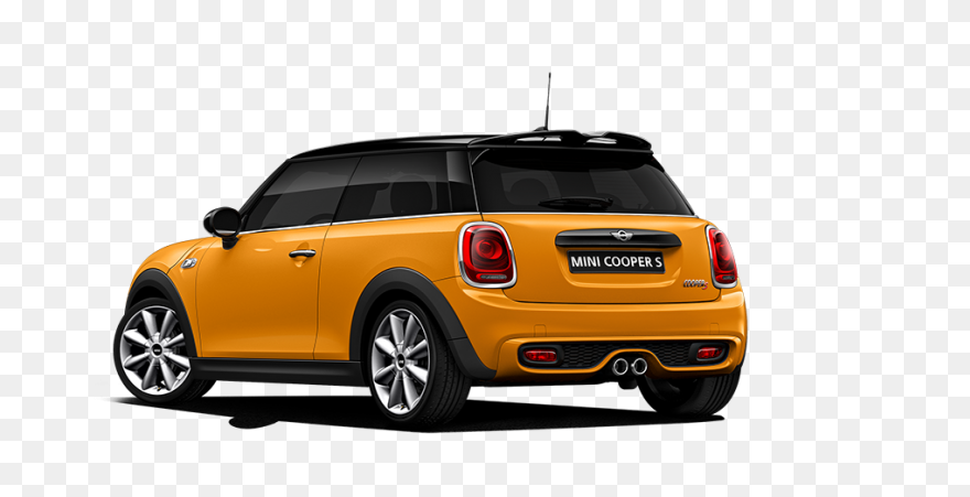 City Car Rear View Silhouette Trans