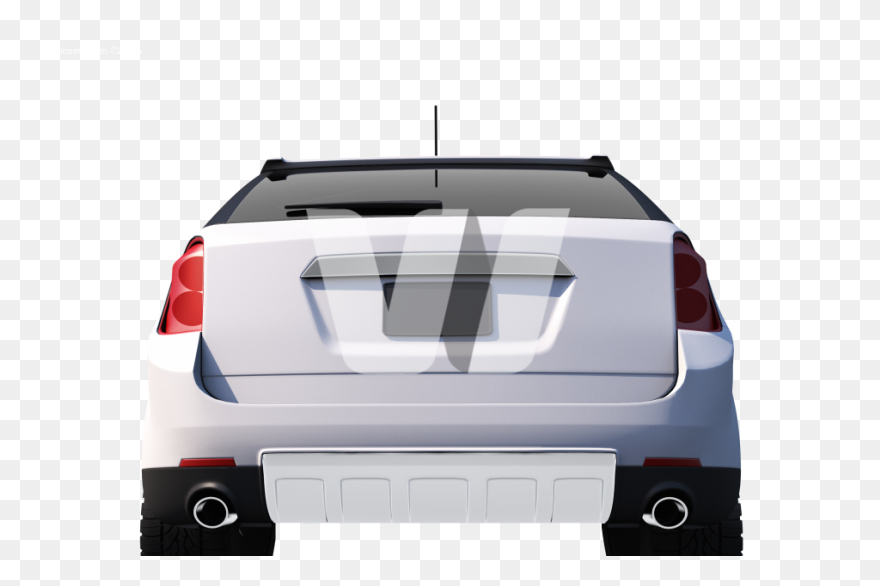 Rear Of Modern Car 3D - Car Rear