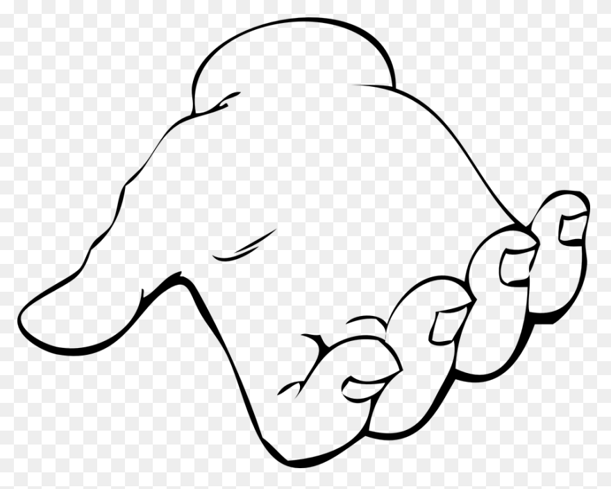 Hand Clipart Open Cartoon Hands - Cartoon Hand