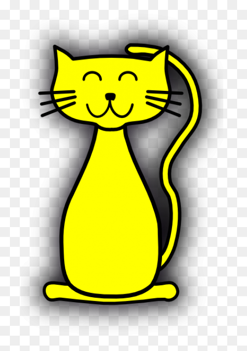 Friendly Ginger Cat Clipart. Free D