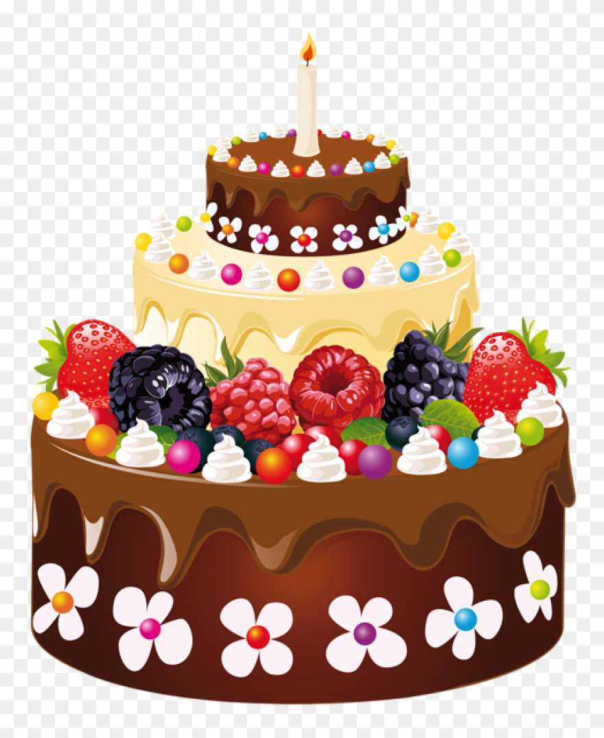 Download Hd Birthday Cake Clipart E