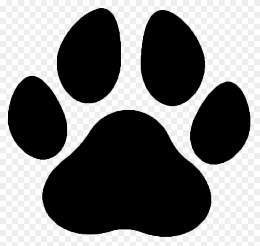 Dog Paw Print Line Art | Paw Print 
