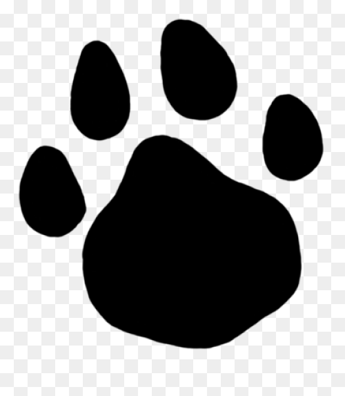 Dog Paw Print Line Art | Paw Print 