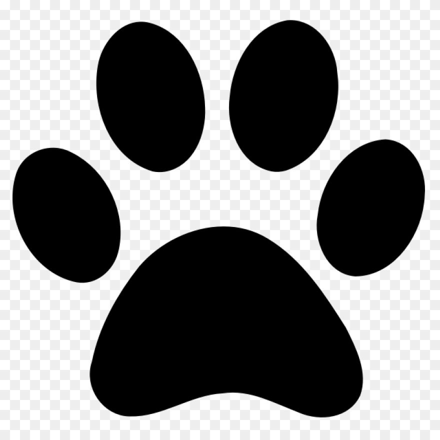 Dog Paw Print Line Art | Paw Print 