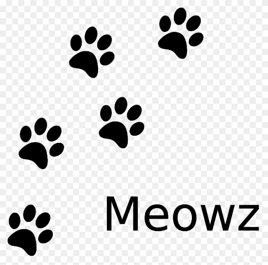 Dog Paw Print Line Art | Paw Print 