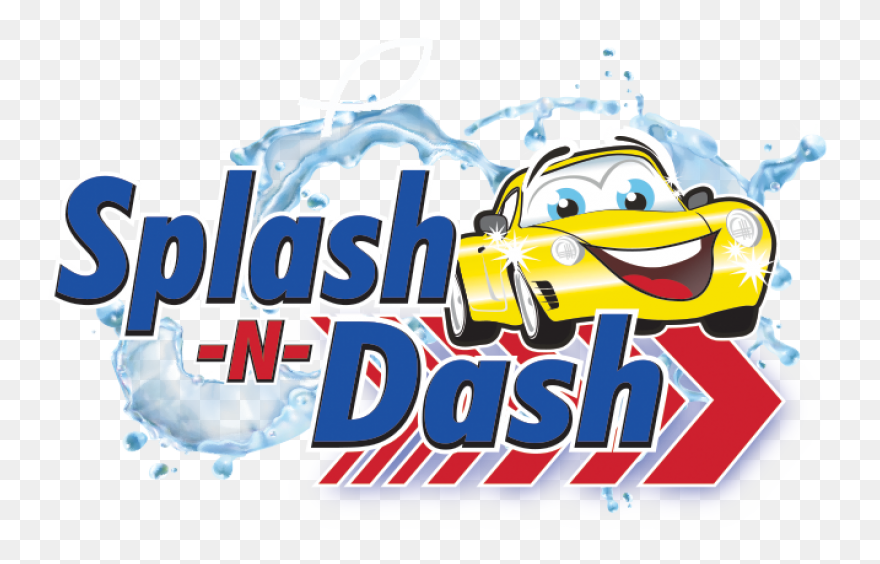 Cartoon Car Washing With Water Pipe