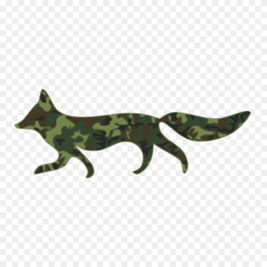 Camouflage Clipart Fox - Fox Racing