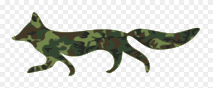 Camouflage Clipart Fox - Fox Racing