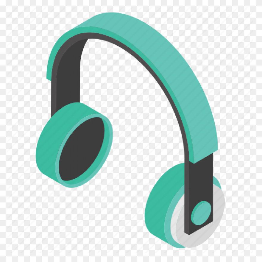 Headphones Cartoon Clipart - Microp