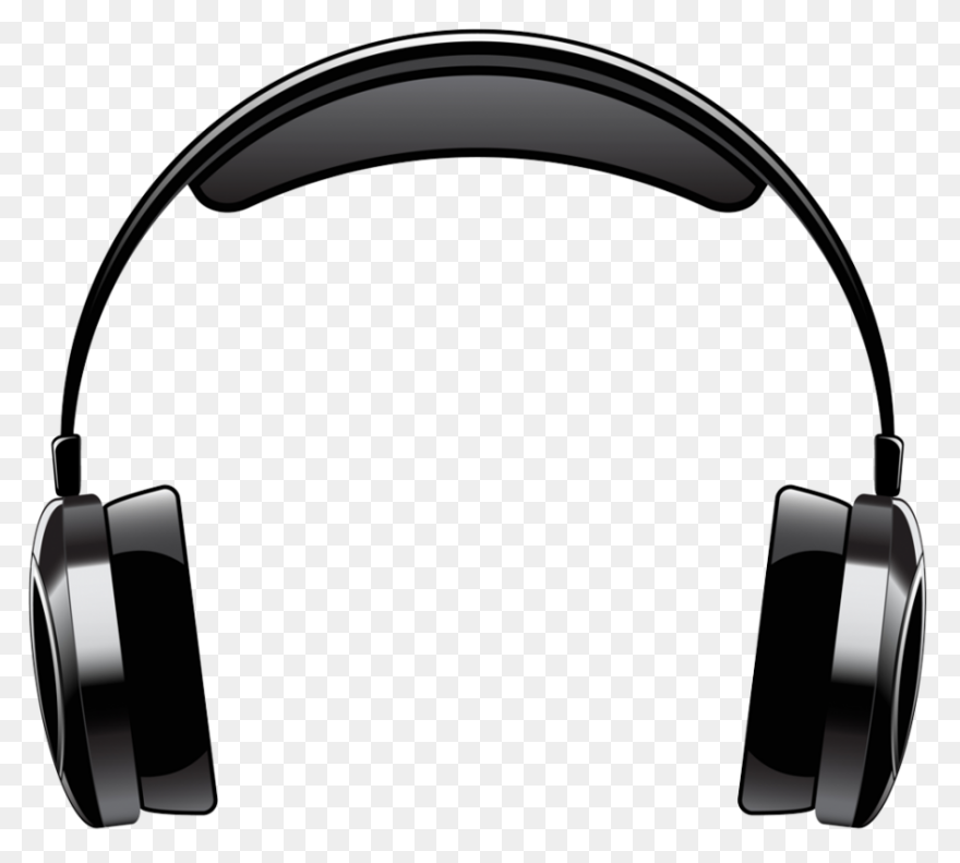 Headphones Cartoon Clipart - Microp