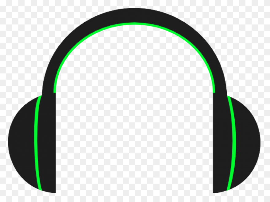 Headphones Cartoon Clipart - Microp