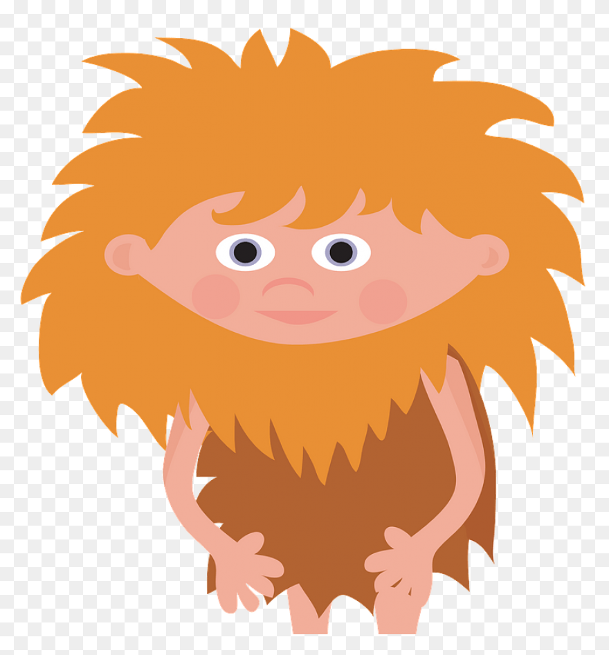 Caveman Planning Royalty Free Vecto