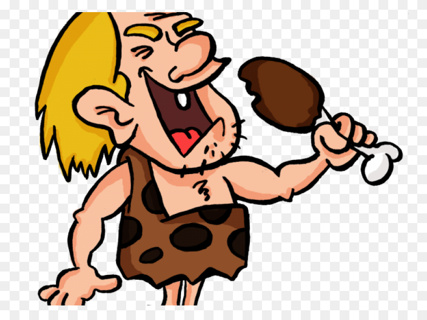 Caveman Planning Royalty Free Vecto