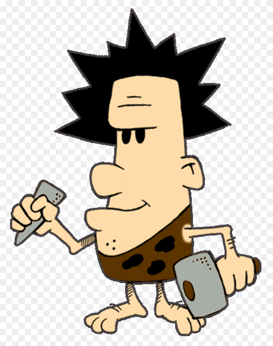 Caveman Planning Royalty Free Vecto