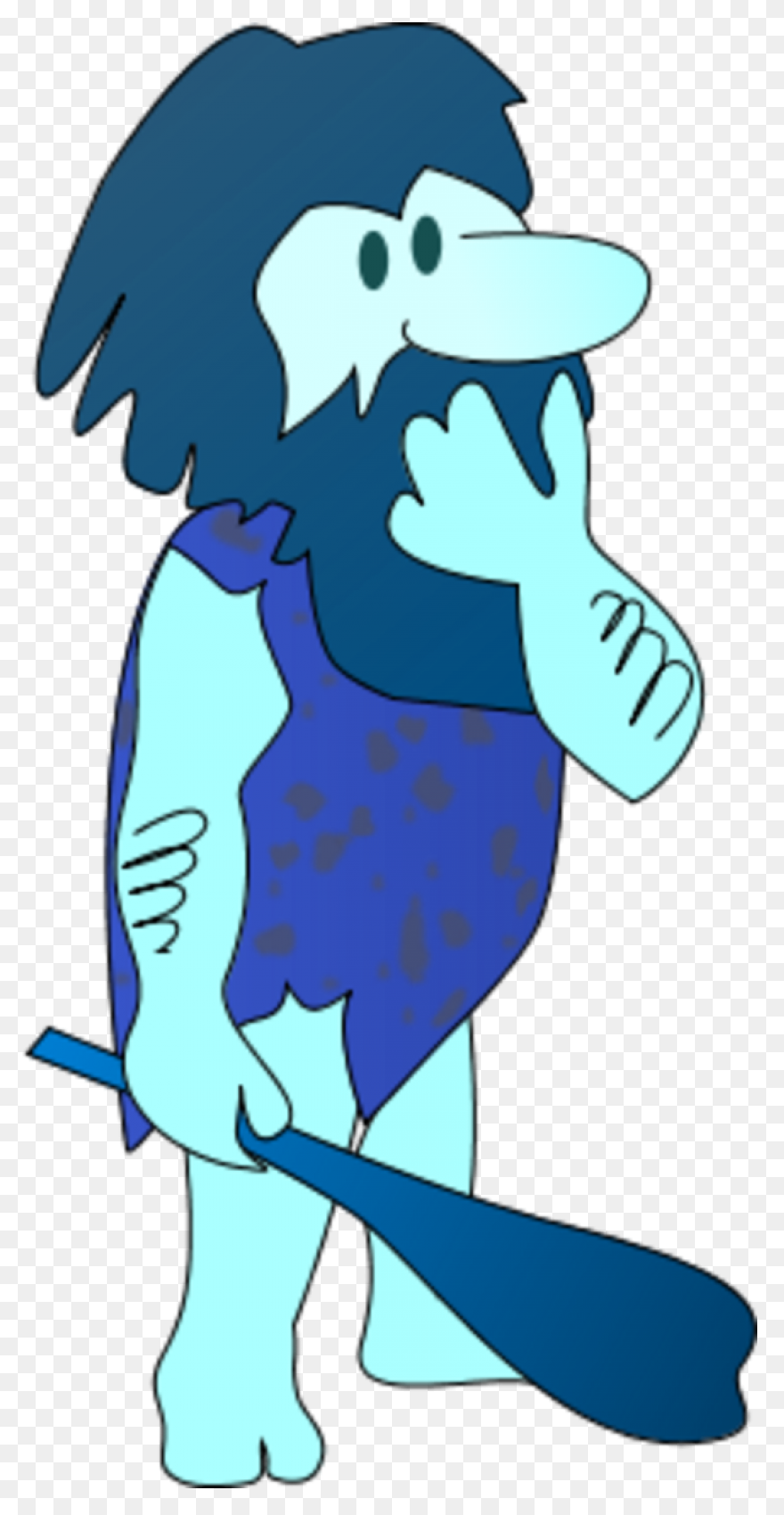 Caveman Planning Royalty Free Vecto