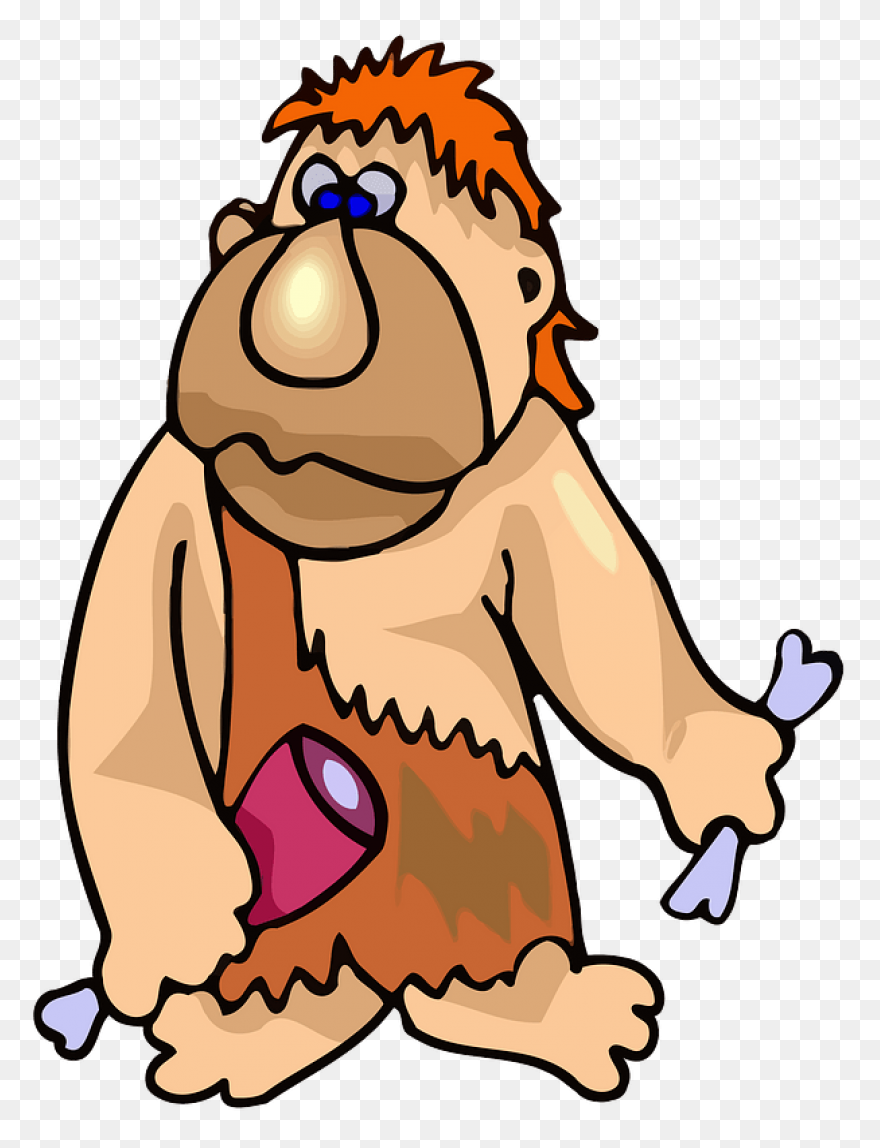 Caveman Planning Royalty Free Vecto