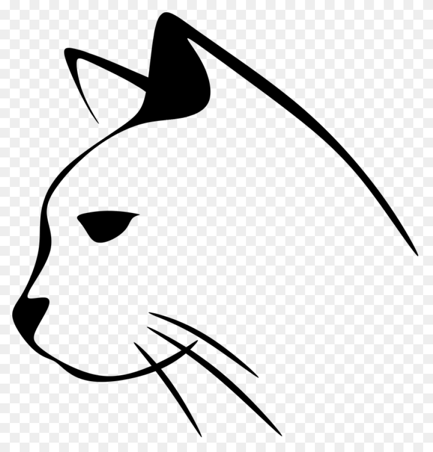Witch Cat Head Transparent Png &amp
