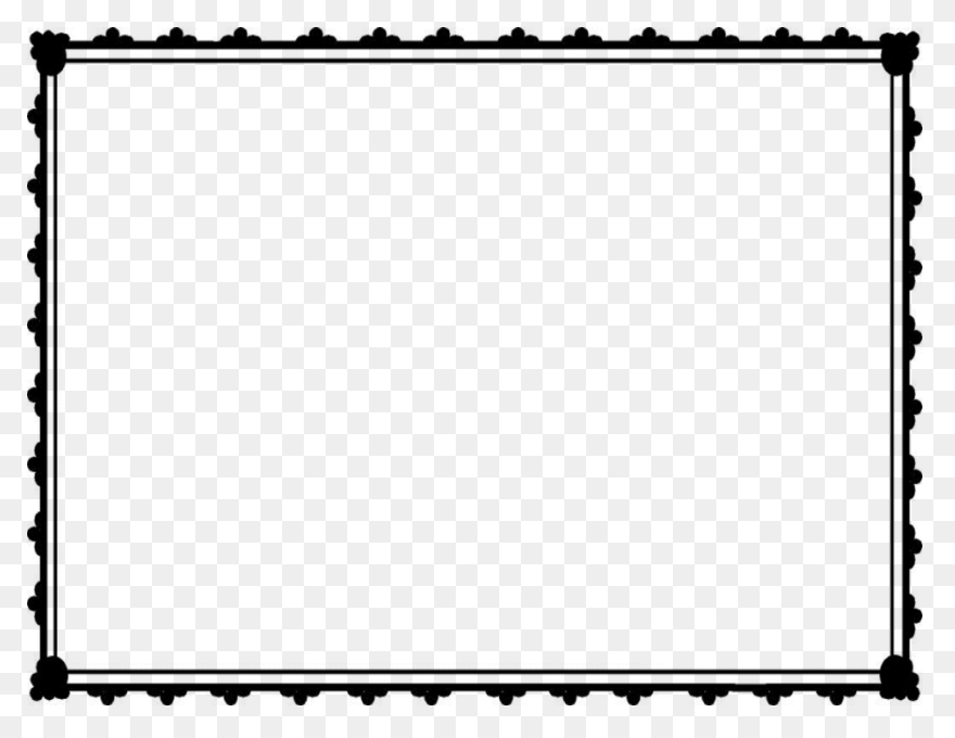 Blue Certificate Border Clipart - B