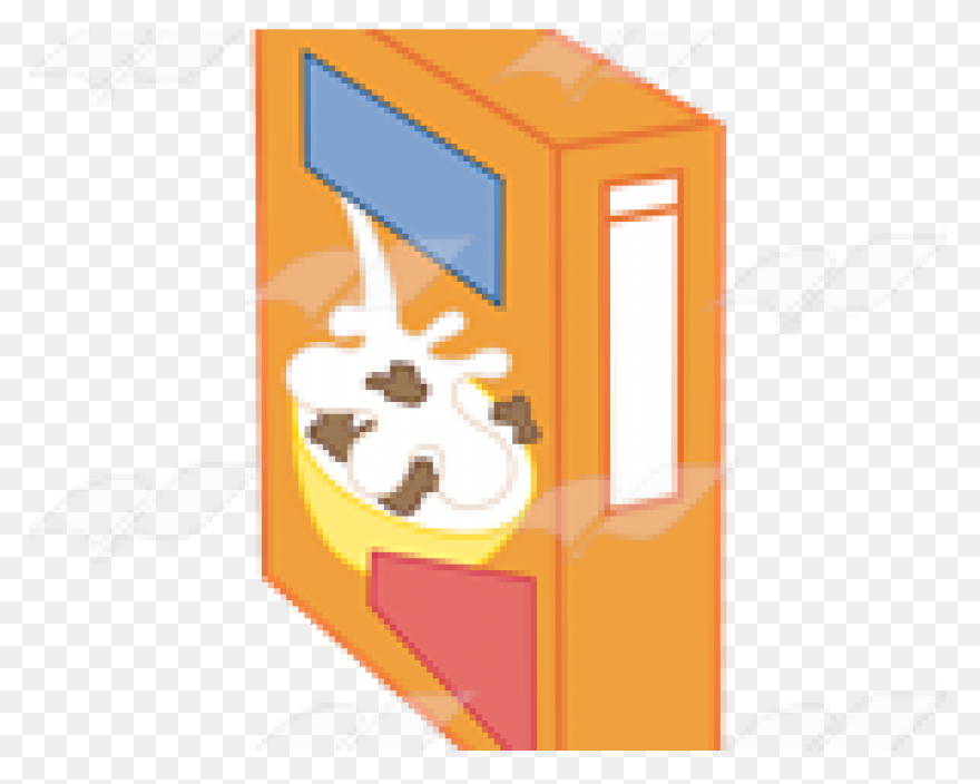 Cereal Box Clipart - Open Cereal Bo