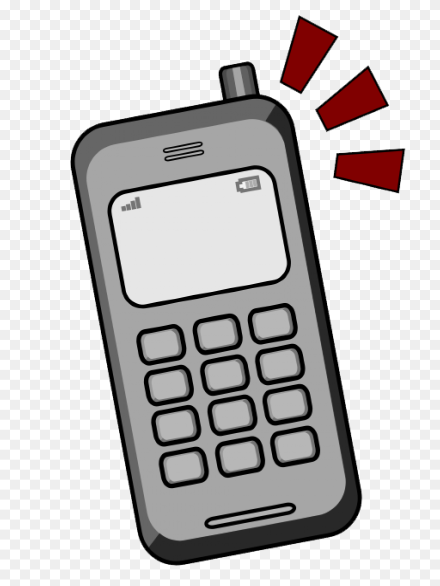 Cell Phone Cartoons Clipart Clipart - Cell Phone