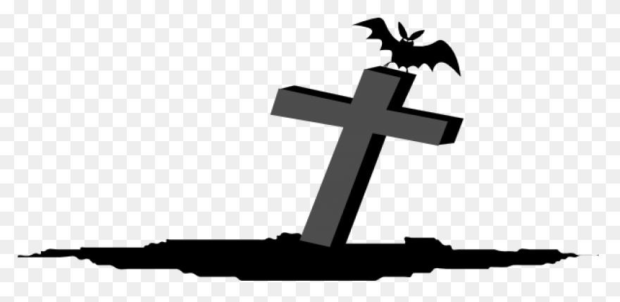 Cemetery Clipart Cross - Graveyard 