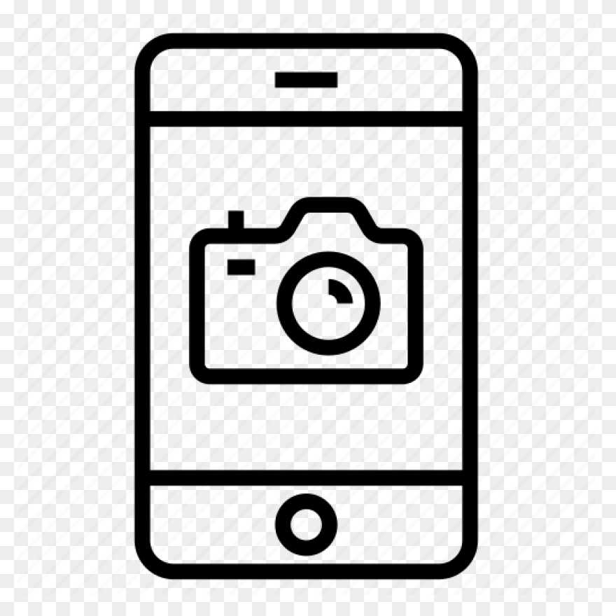 Mobile Smartphone Celular Camera Icon - Celular