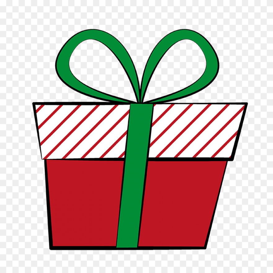 Yellow Christmas Gift Clip Art - Ye
