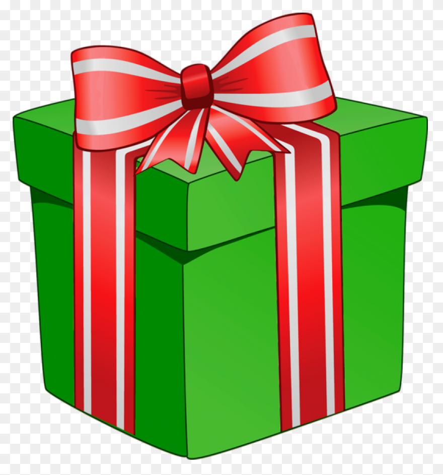 Yellow Christmas Gift Clip Art - Ye