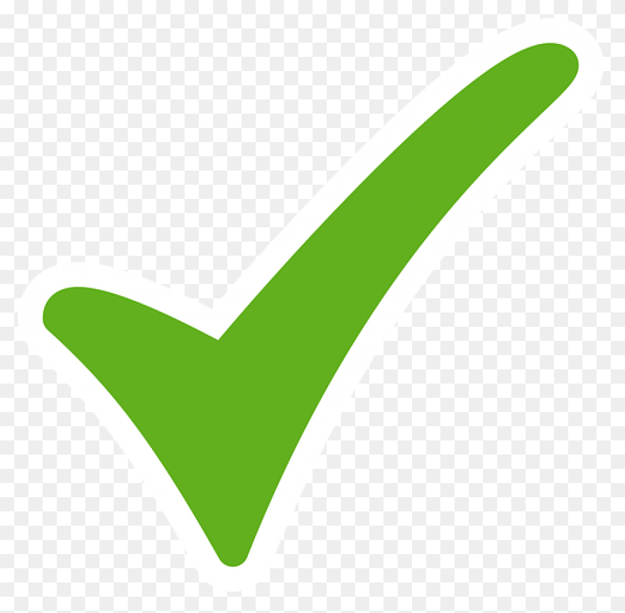 Tick Mark Symbol Icon - Transparent