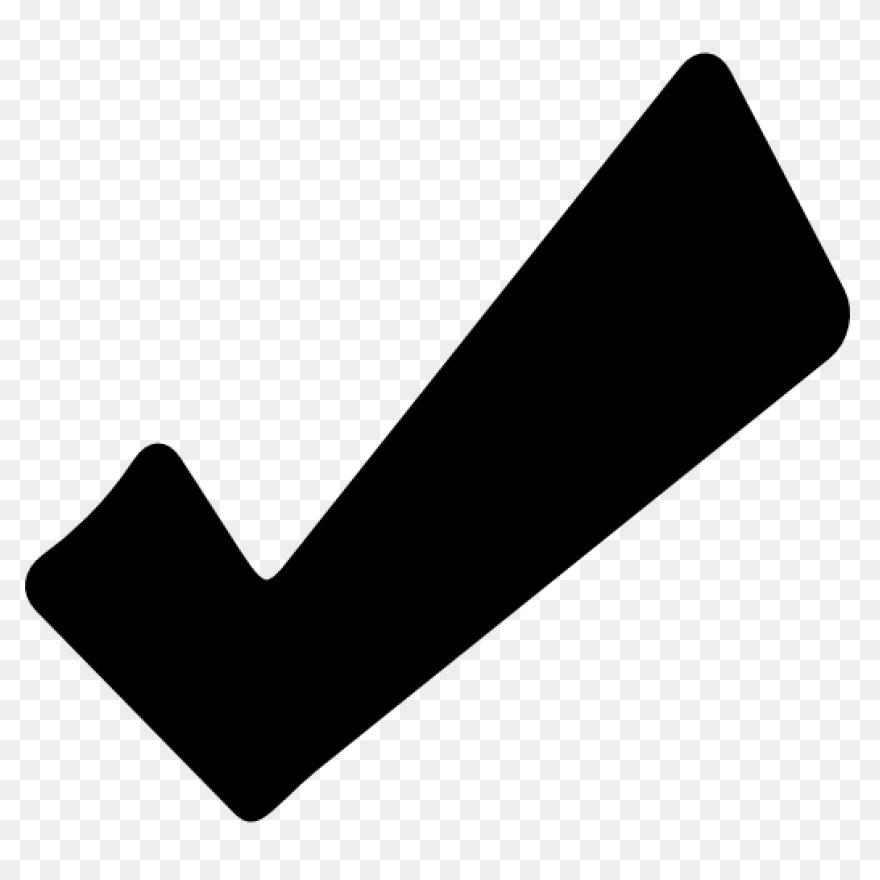 Tick Mark Symbol Icon - Transparent