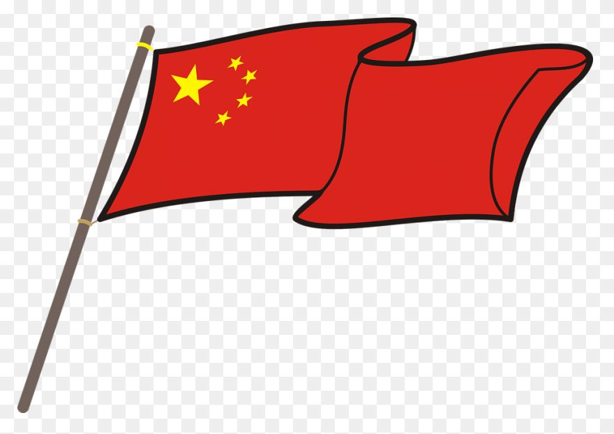China Flag Royalty Free Vector Clip