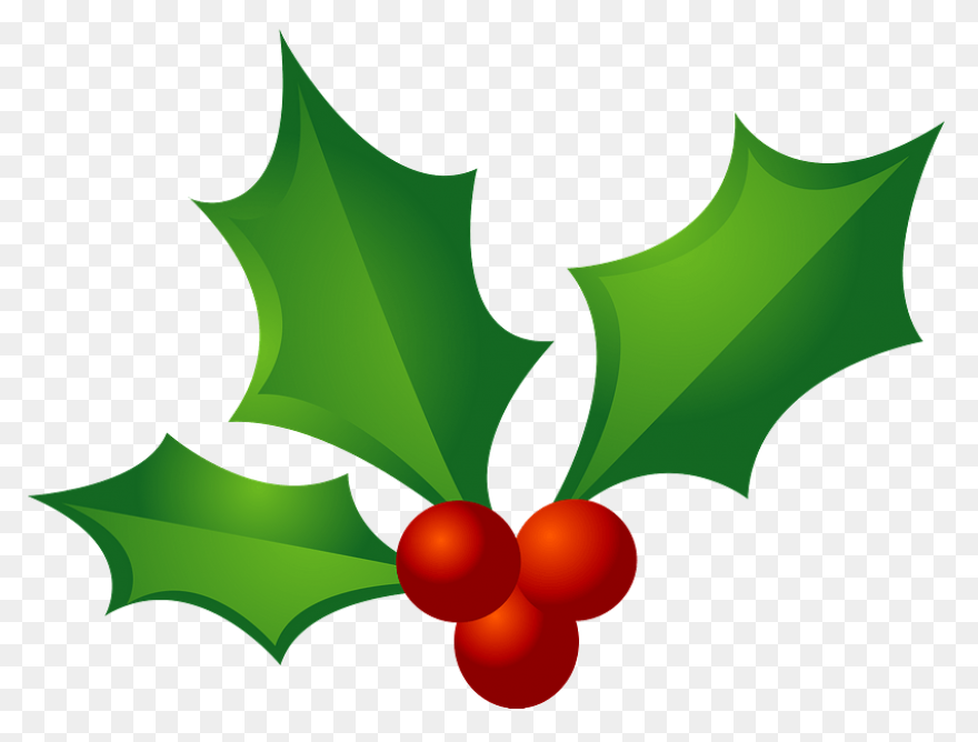 Christmas Holly Design - Free Clip 