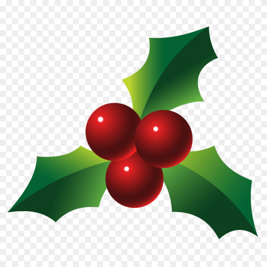 Christmas Holly Design - Free Clip 