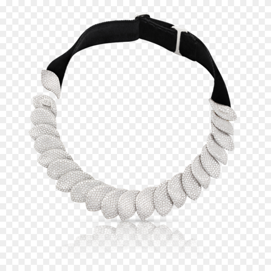 Star Faux Leather Choker Necklace [
