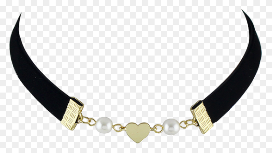 Star Faux Leather Choker Necklace [