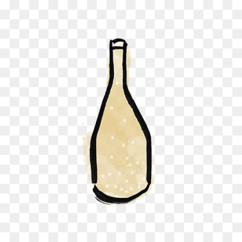 Glass, Wine, Champagne, Bubbles Ico