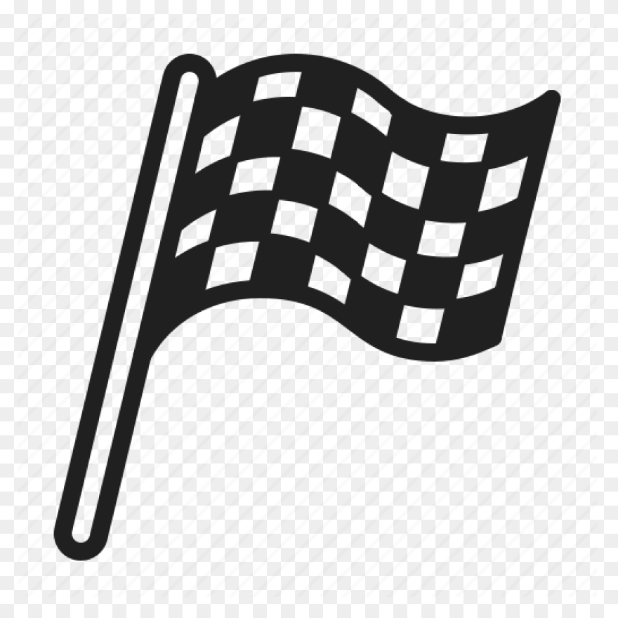 Racing Flag, Icon. Race, Checker, C