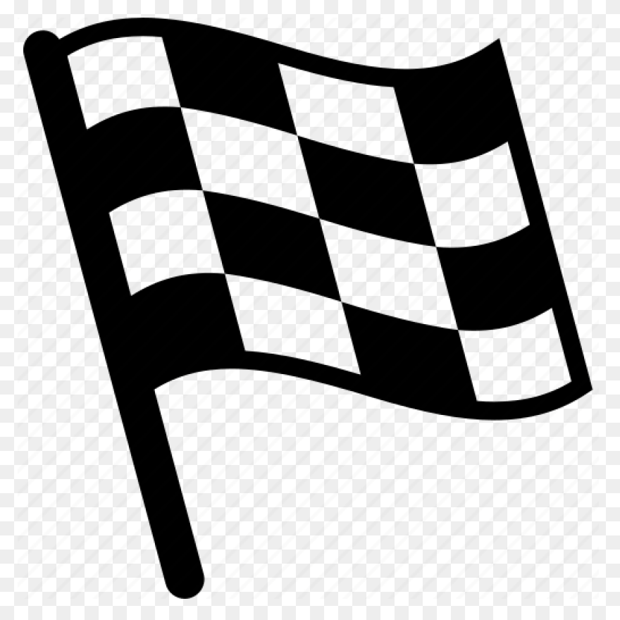 Racing Flag, Icon. Race, Checker, C