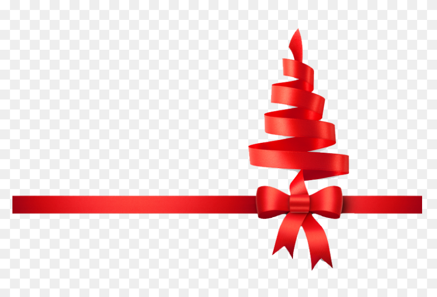 Red Christmas Bow Clip Art - Red Ch