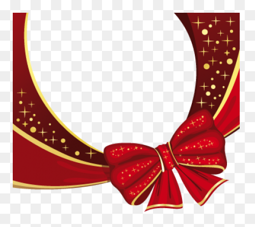 Red Christmas Bow Clip Art - Red Ch