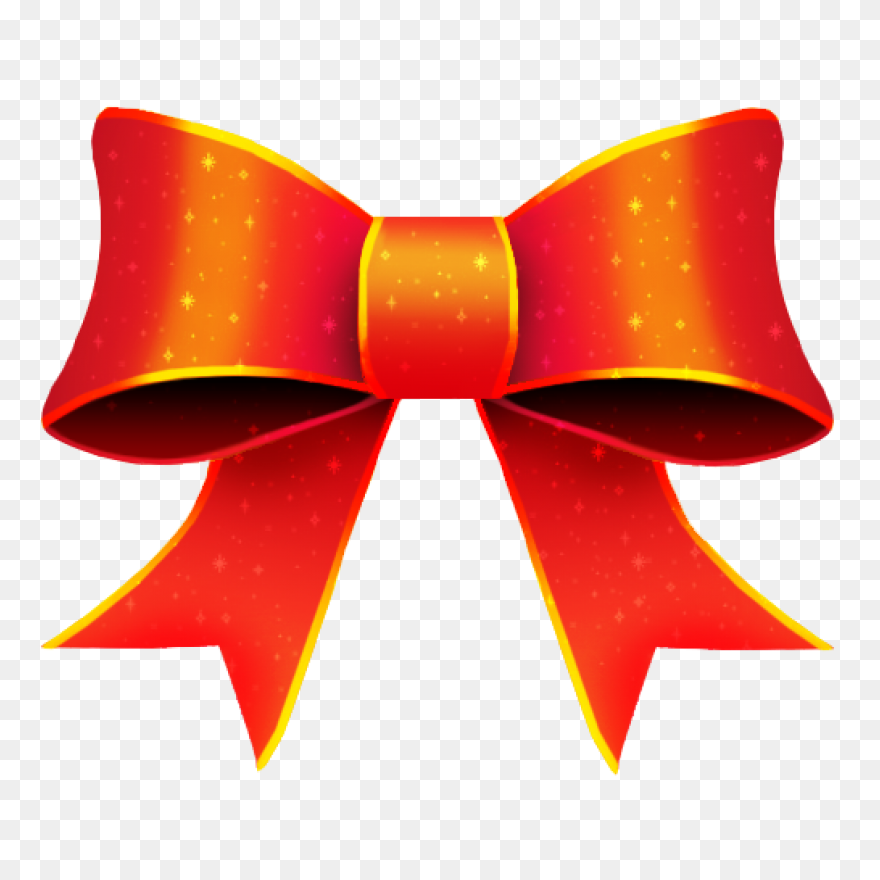 Red Christmas Bow Clip Art - Red Ch