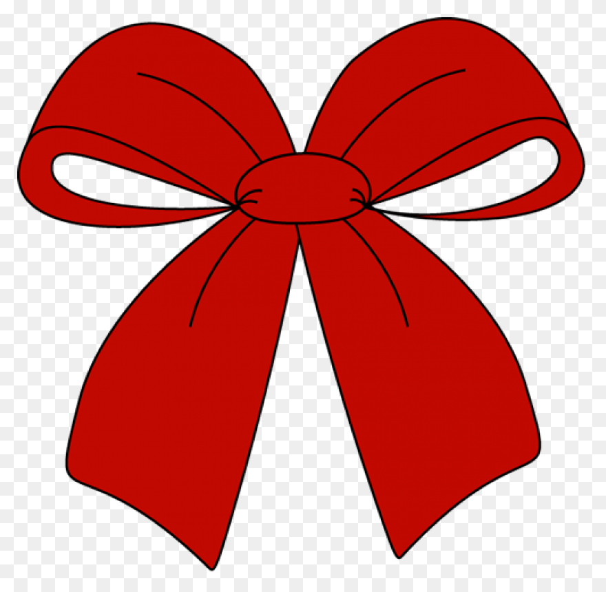 Red Christmas Bow Clipart Red - Christmas Ribbon