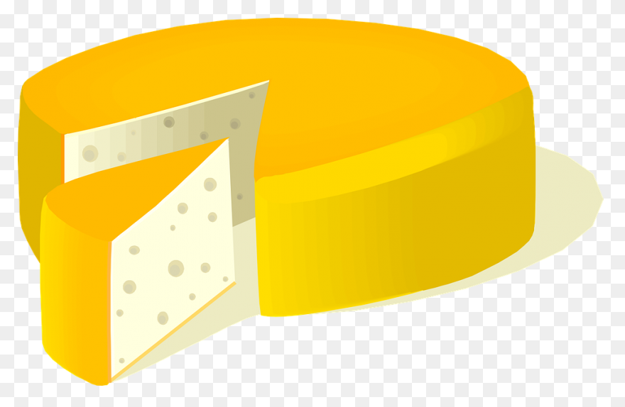 Transparent Slice Of Cheese Clipart