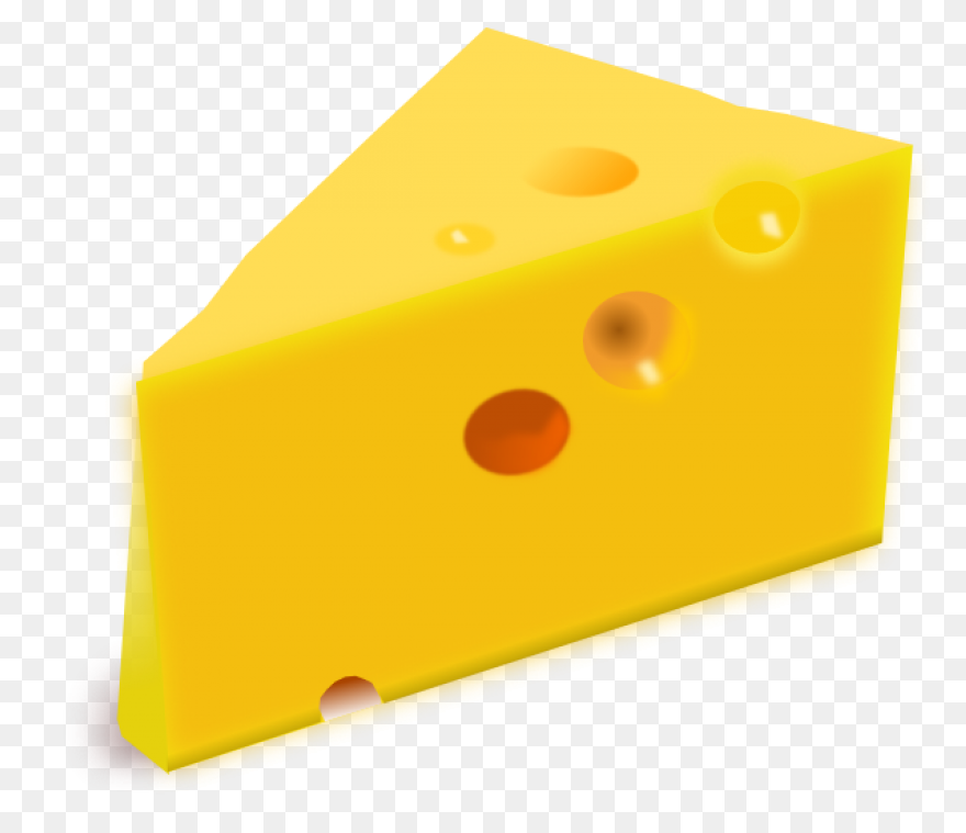 Transparent Slice Of Cheese Clipart