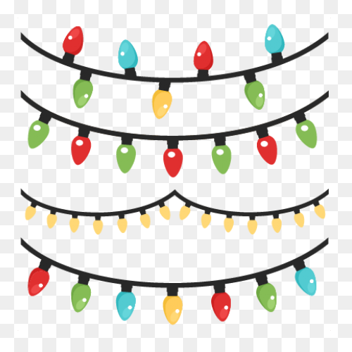 Christmas Lights Frame Png - Christ