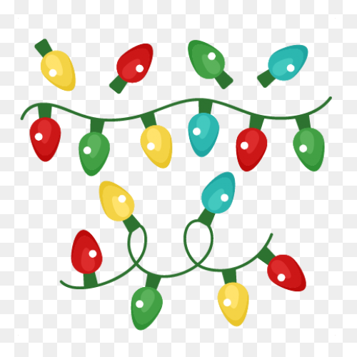 Christmas Lights Frame Png - Christ