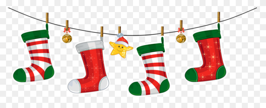 Free Christmas Stockings Clipart, D