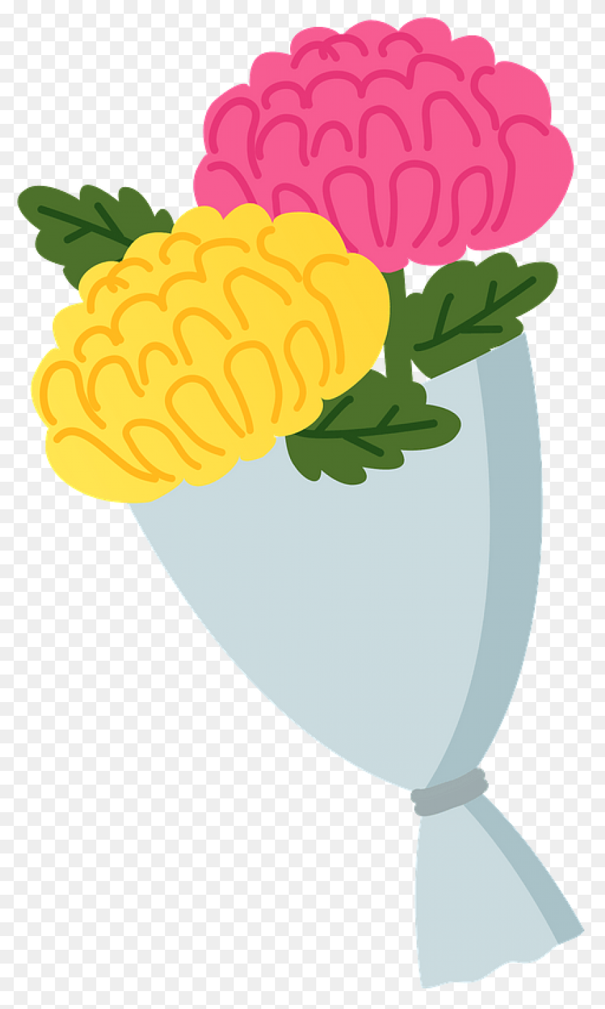 Vector Chrysanthemum Clipart - Full